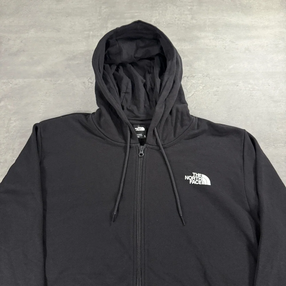 The North Face Full Zip Hoodie Mens Extra Large XL Black Regular Fit NWT Tech